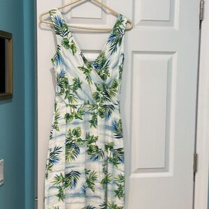 Ladies long tropical dress
